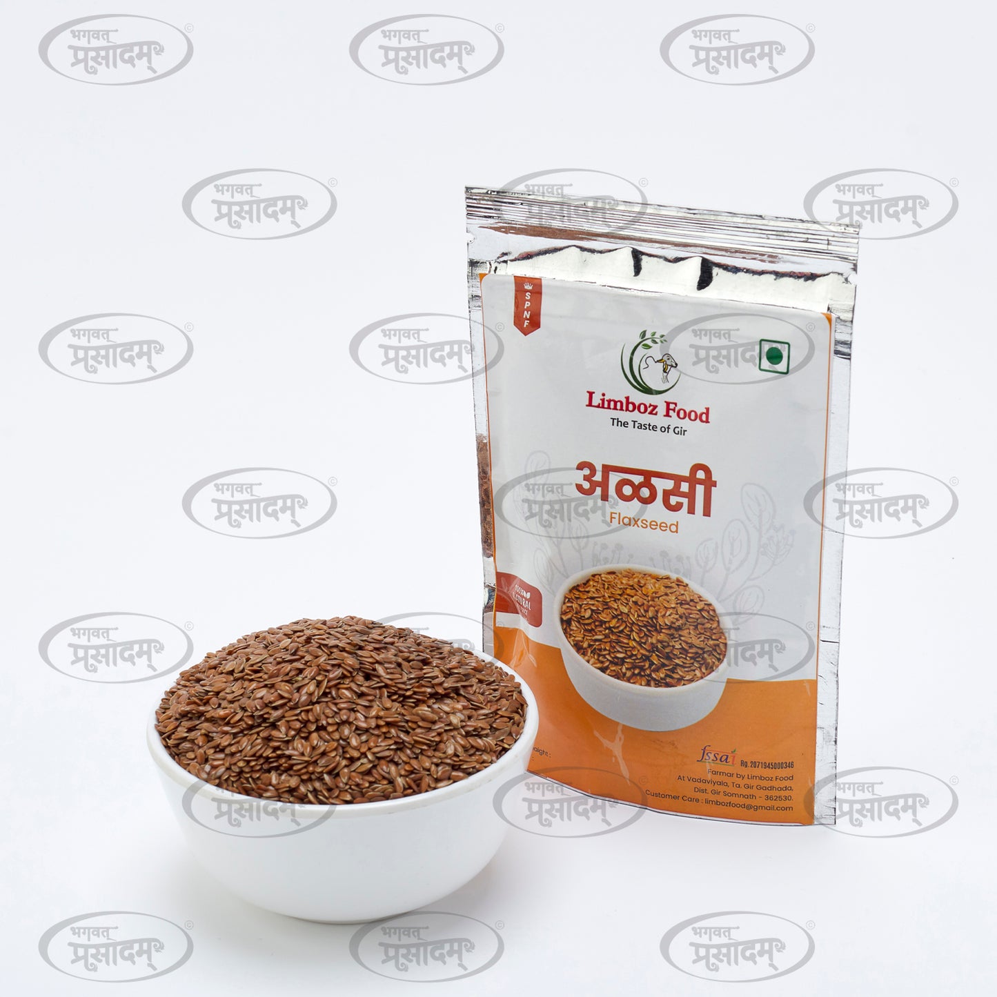 Raw Flaxseed (Alasi) - Nutrient-Packed Superfood by Bhagvat Prasadam