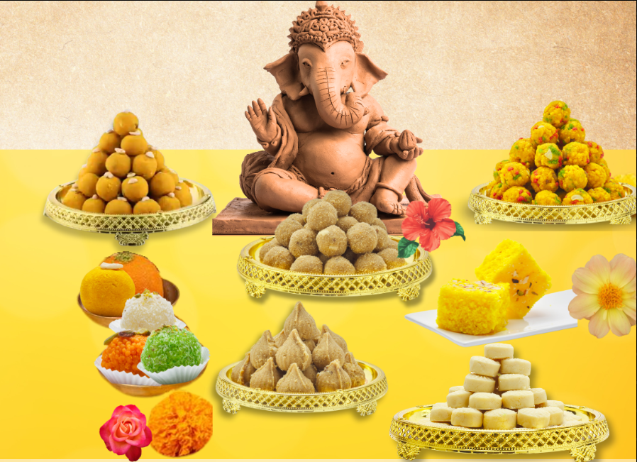 Churma Laddu prasad for Lord Ganesha