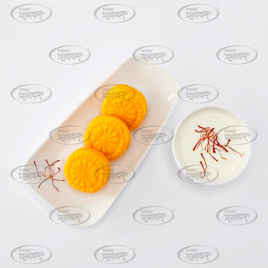 Corporate gifting fresh Kesar Peda sweet