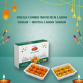 Best Combo for Diwali Gifts Motichur Ladoo 500Gm + Motiya Ladoo 500Gm