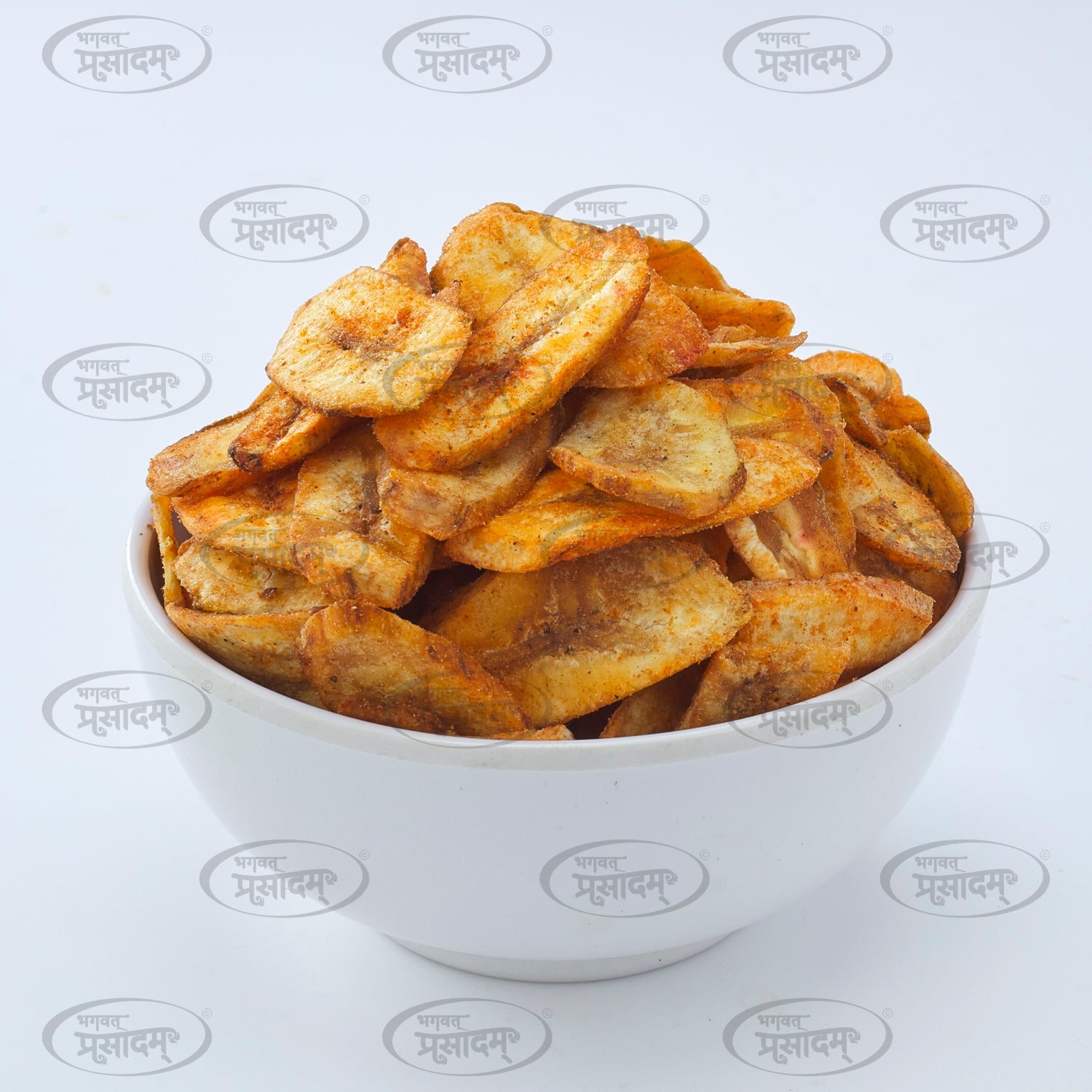 Spicy Indian namkeen banana masala wafer