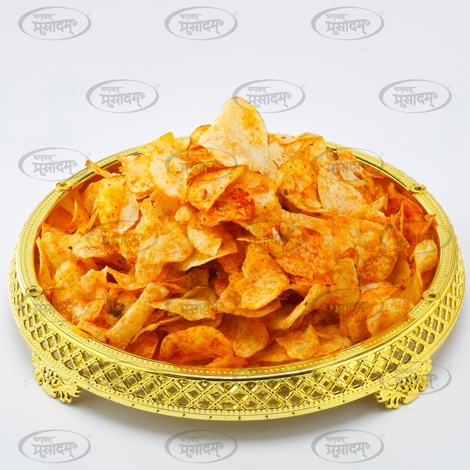 Spicy Indian snack potato masala wafer