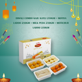 Best Sweets Combo for Diwali Gifts Kaju Katli 250Gm + Motiya Ladoo 250Gm +  Milk Peda 250Gm + Motichur Ladoo 250Gm