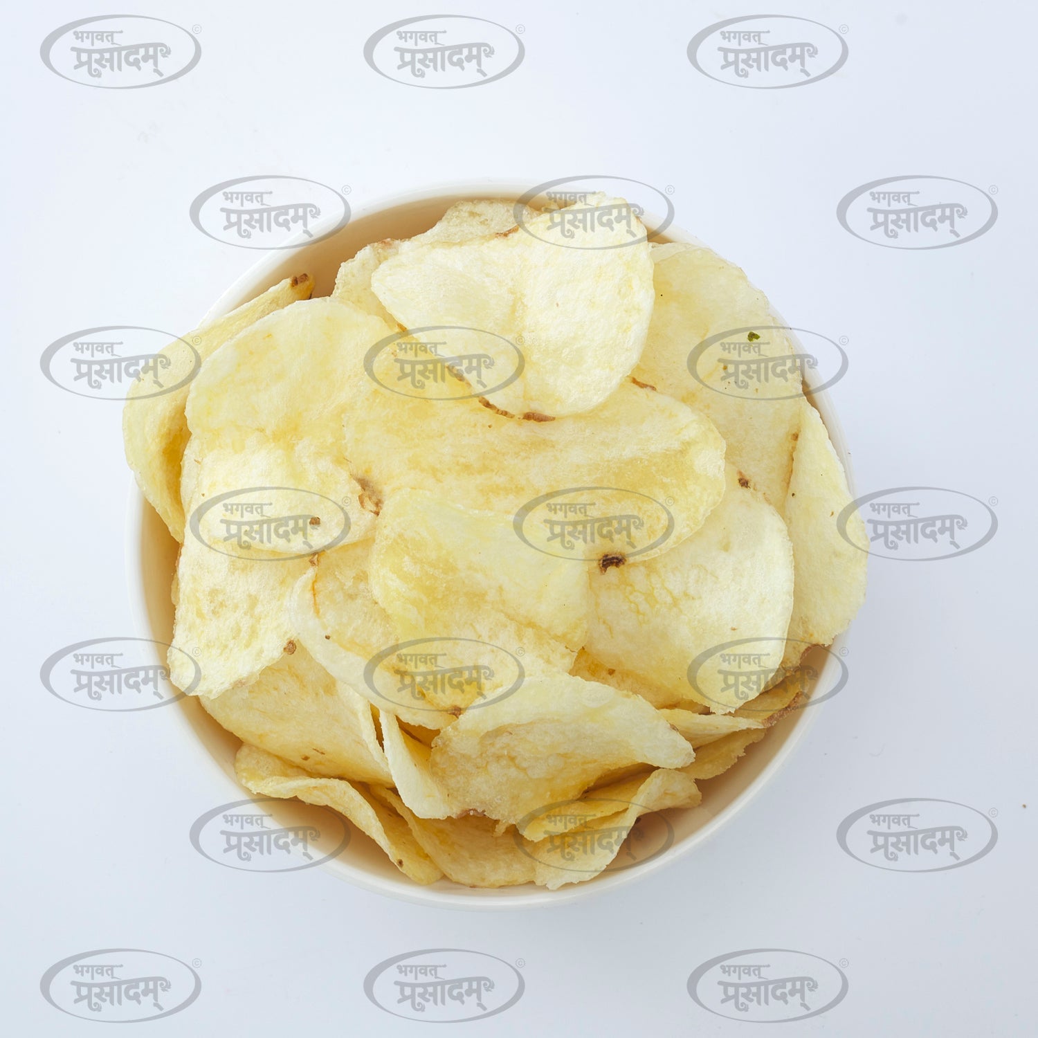 Fresh plain potato wafer namkeen