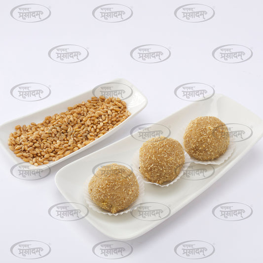 Churma Ladoo in Sugar - Traditional Sweet Delight by Bhagvat Prasadam