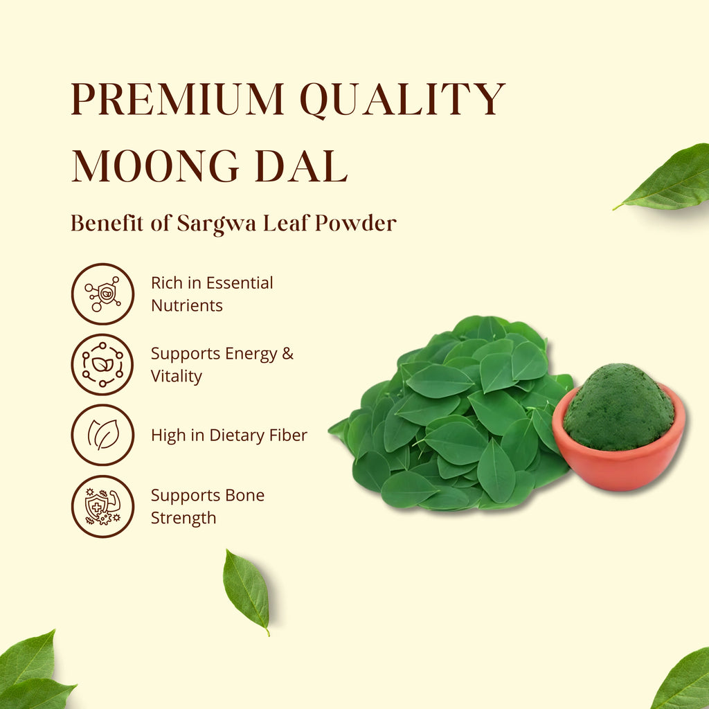 Sargwa Leaf Powder | Natural Ayurvedic Moringa Powder