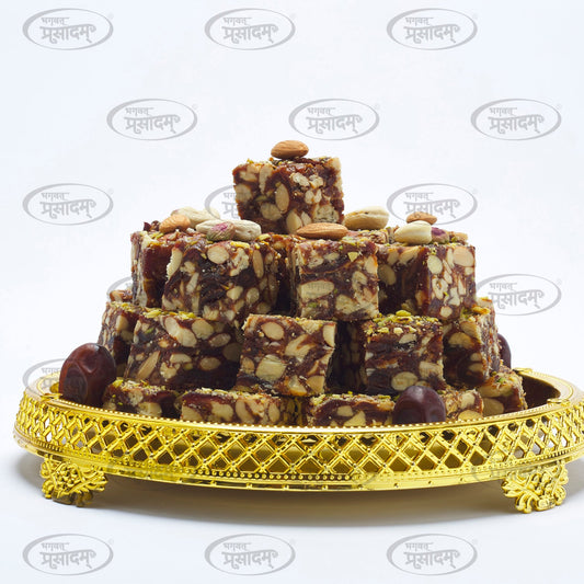 Dry Fruits Chikki - ड्राई फ्रूट्स चिक्की - Nutty Crunch by Bhagvat Prasadam