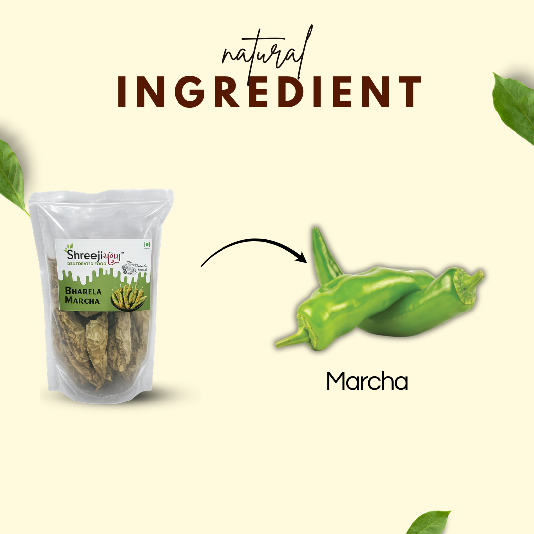 Bharela Marcha – ભરેલા મરચા – (Stuffed Green Chilli) – Traditional Delicacy