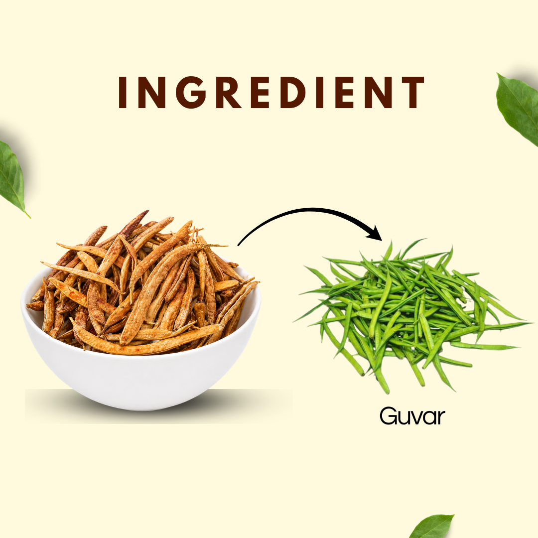 Guvar Kashari – ગવાર કાશરી – (Cluster Beans) – Traditional Dried Vegetable