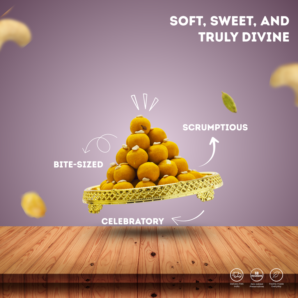 Besan Ladoo | Motaiyya Ladoo  Gujarati Authentic Sweet