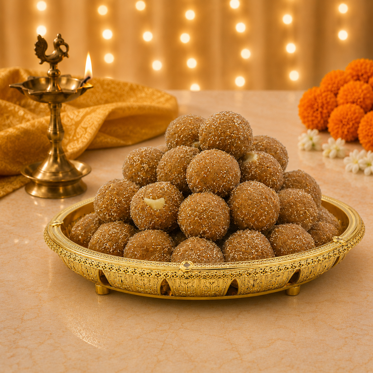 Churma Ladoo in Jaggery | गुड़ में चूरमा लड्डू | Traditional indian ladoo