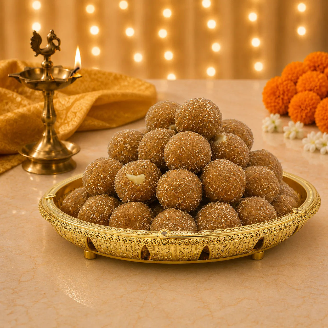 Churma Ladoo in Jaggery | गुड़ में चूरमा लड्डू | Traditional indian ladoo
