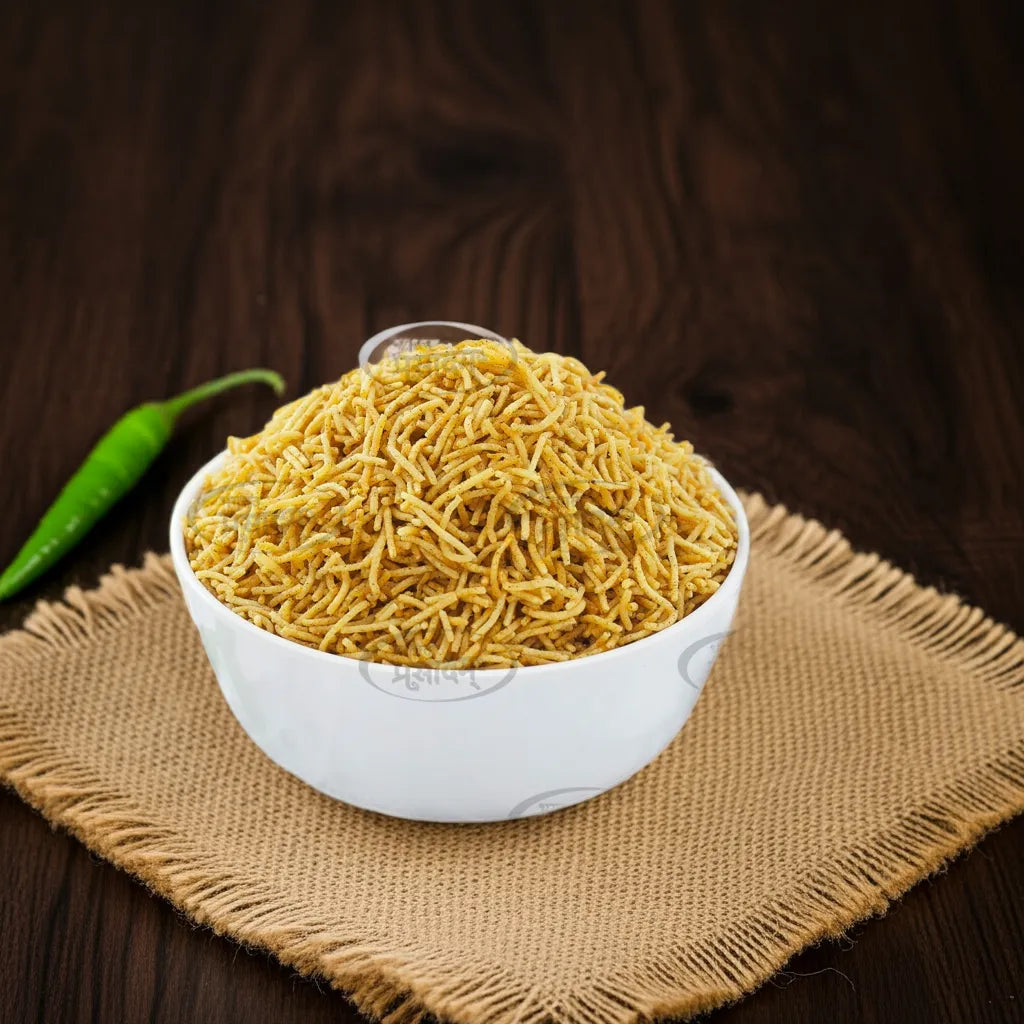 Aaloo Sev | आलू सेव | Crispy Potato Indian Namkeen Snack