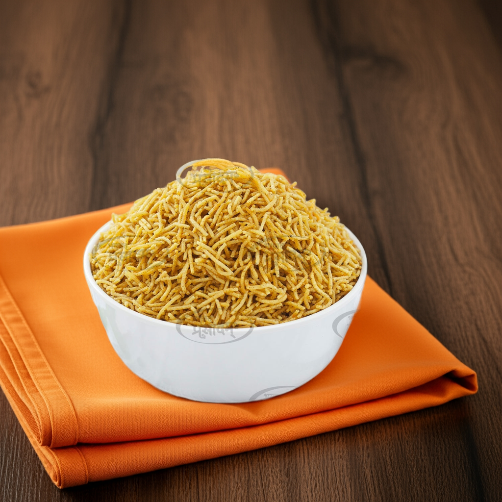 Spicy Indian snack Aloo Sev mixture