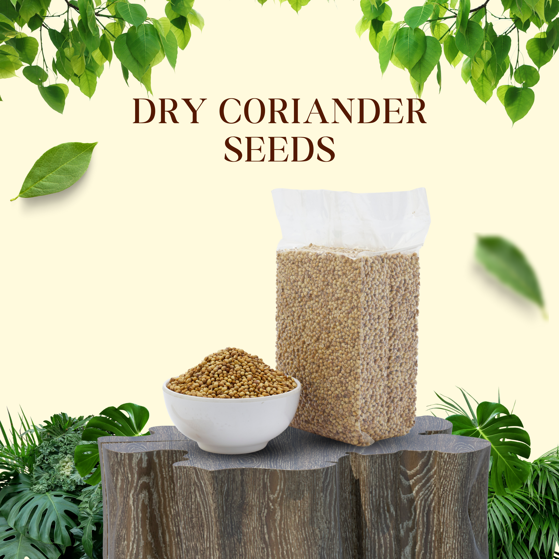 सूखा धनिया - भागवत प्रसादम द्वारा सुगंधित रसोई मसाला