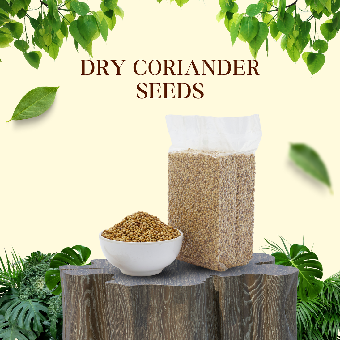 सूखा धनिया - भागवत प्रसादम द्वारा सुगंधित रसोई मसाला