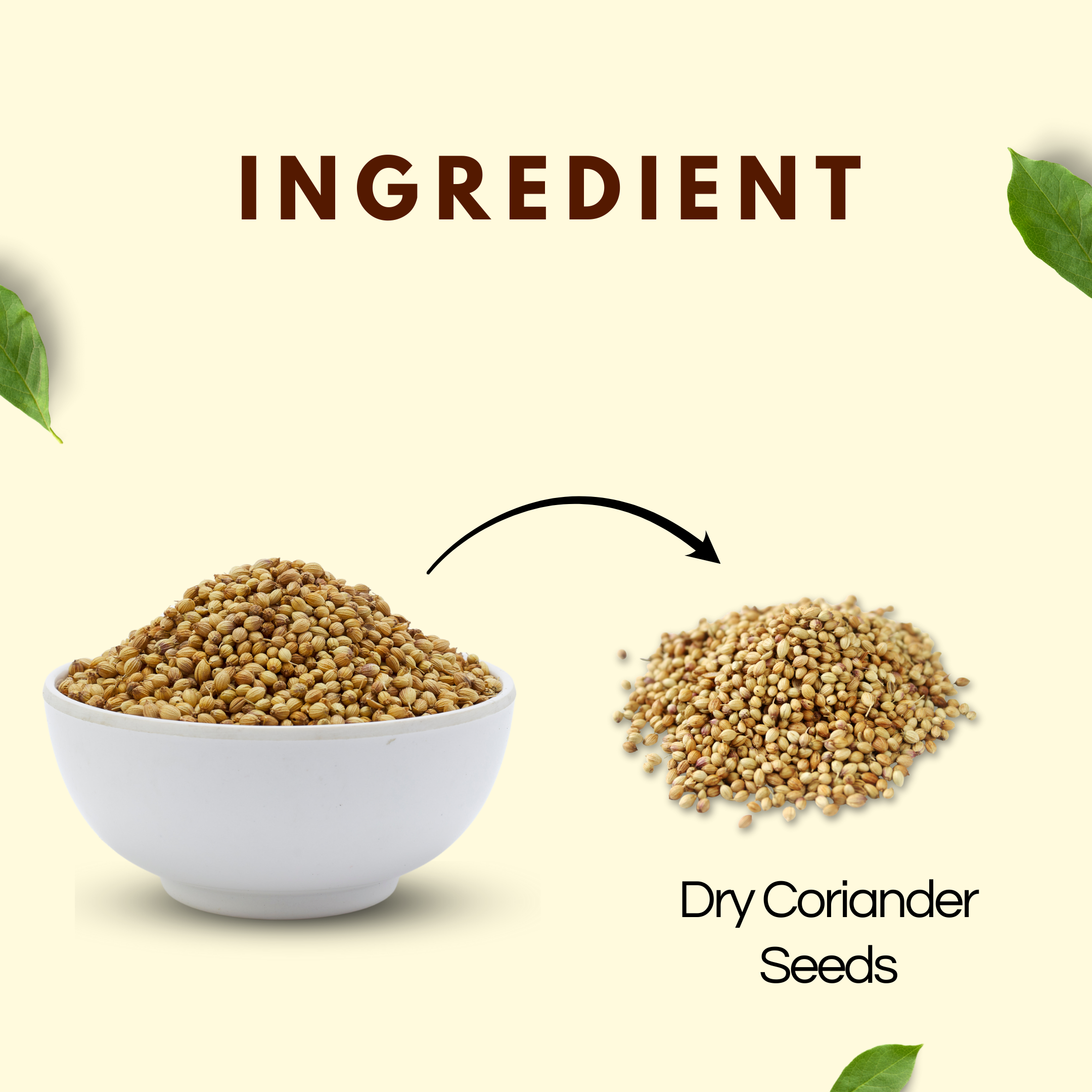 सूखा धनिया - भागवत प्रसादम द्वारा सुगंधित रसोई मसाला