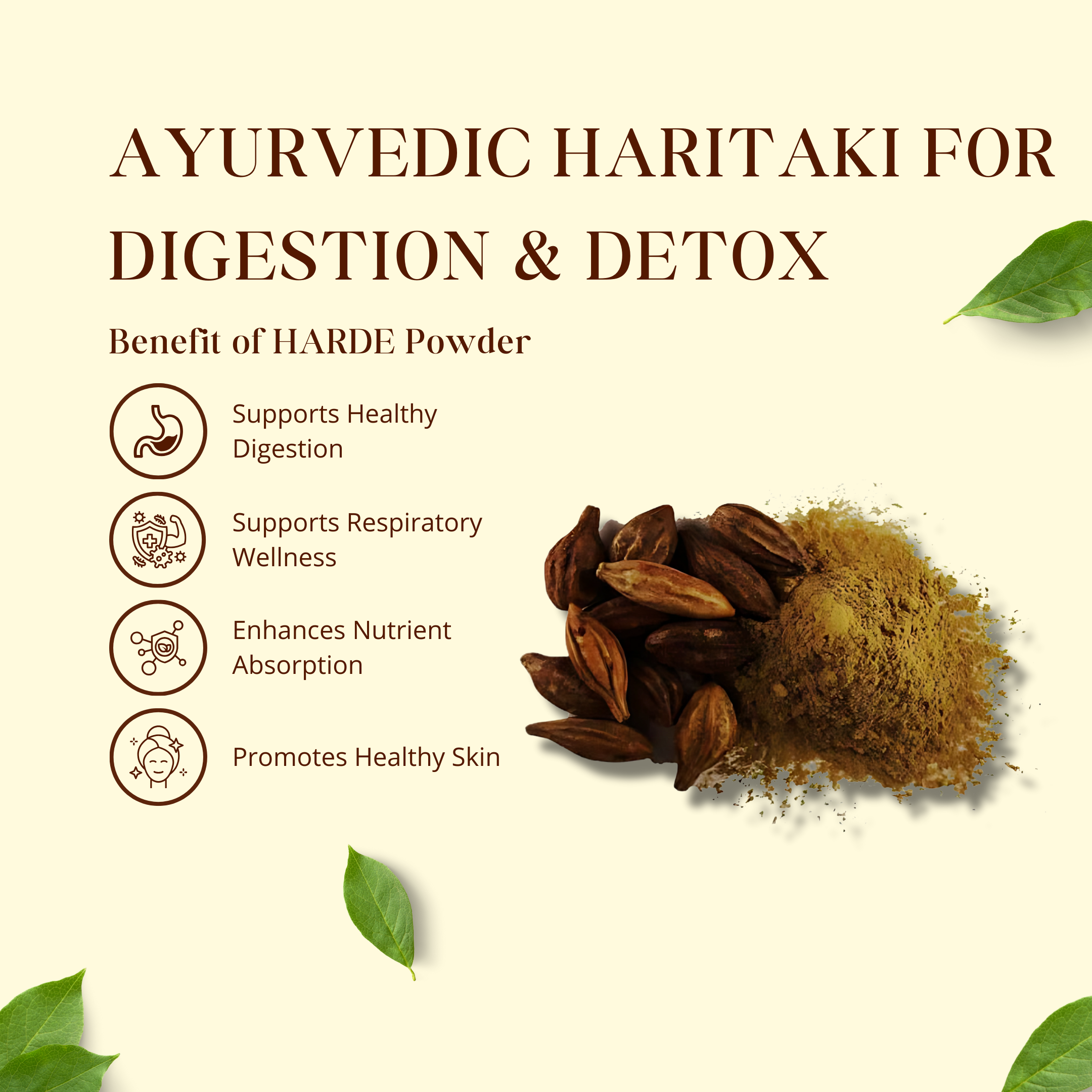 Harde Powder | हरड़े का पाउडर | Ayurvedic Haritaki for Digestion & Detox