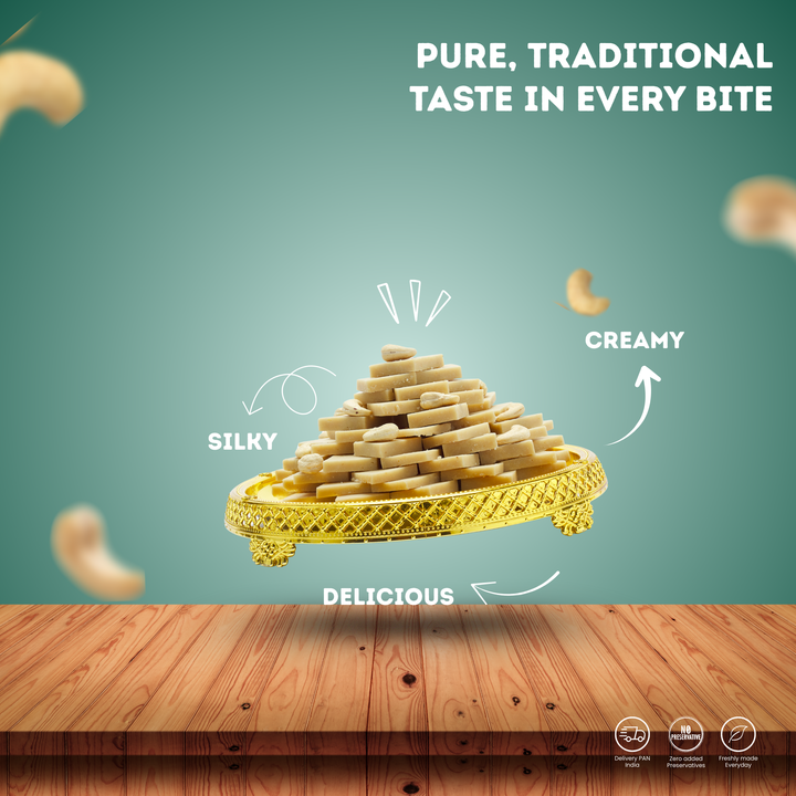 Kaju Katli | काजू कतली | Cashew Barfi