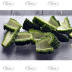 Organic sun-dried bitter gourd slices