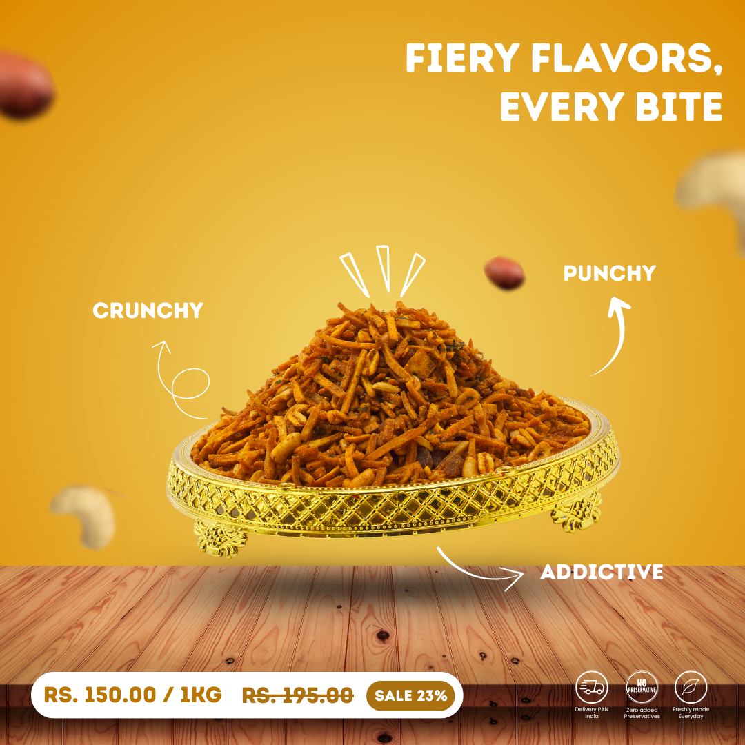 Kela Farali Chivda Tikha | केला फराली चिवड़ा तीखा | Spicy Banana Namkeen Farali Chivda