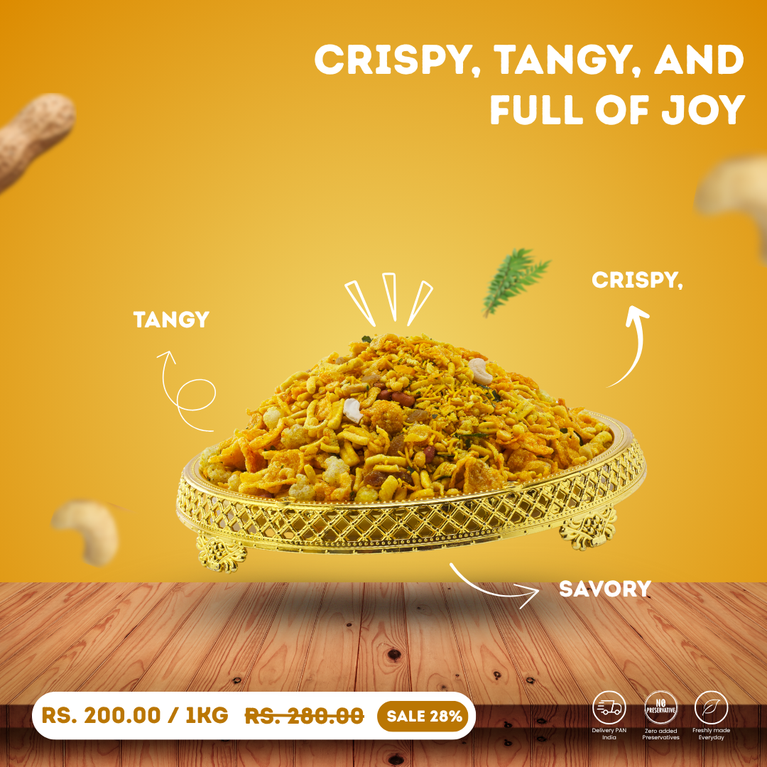 Khatta Meetha Mix Namkin | खट्टा मीठा मिक्स नमकीन | Tangy & Sweet Gujarati Snack