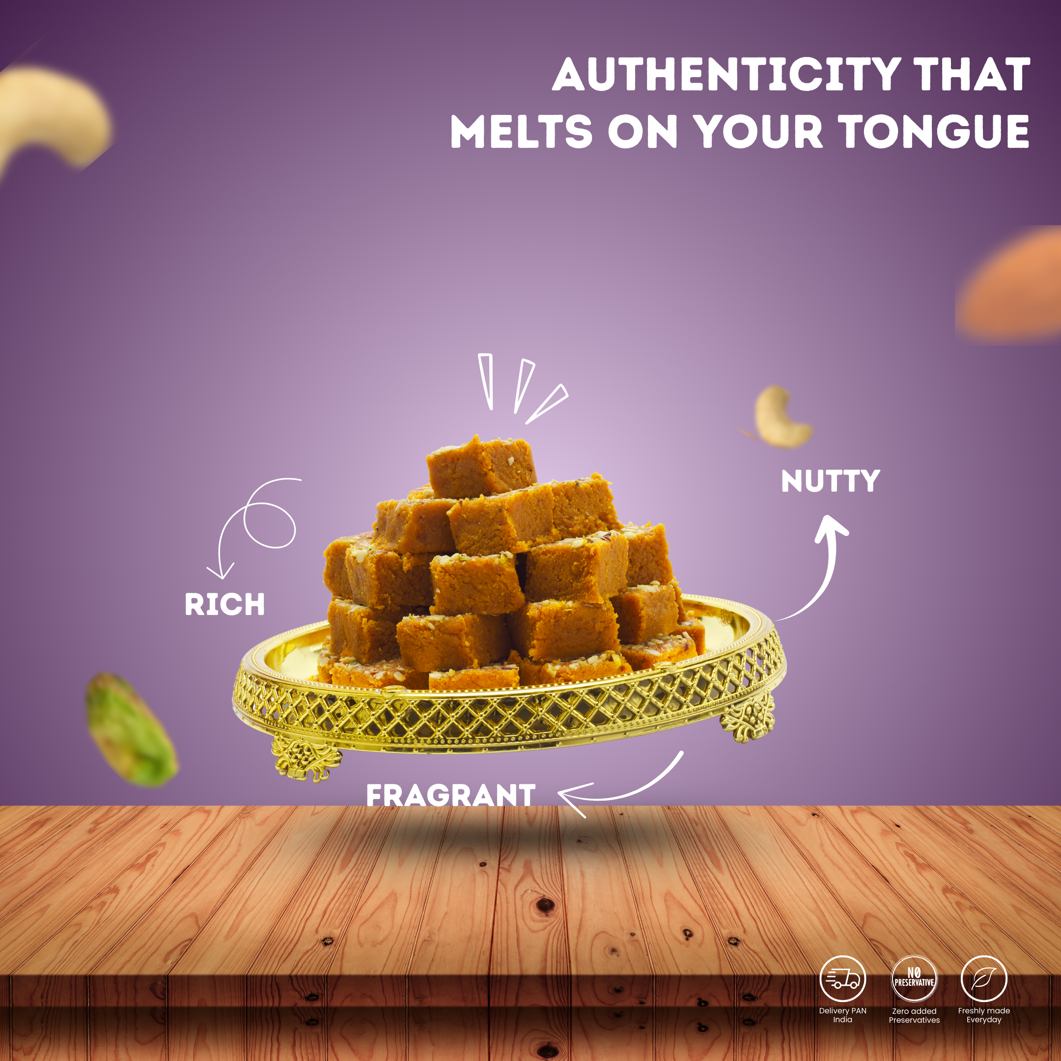 Mohanthal | मोहनथाल | Traditional Gujarati Sweet