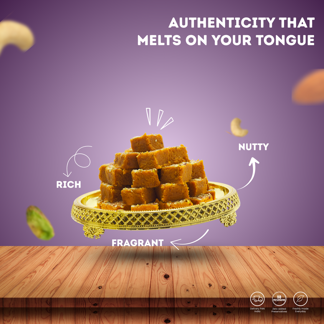 Mohanthal | मोहनथाल | Traditional Gujarati Sweet