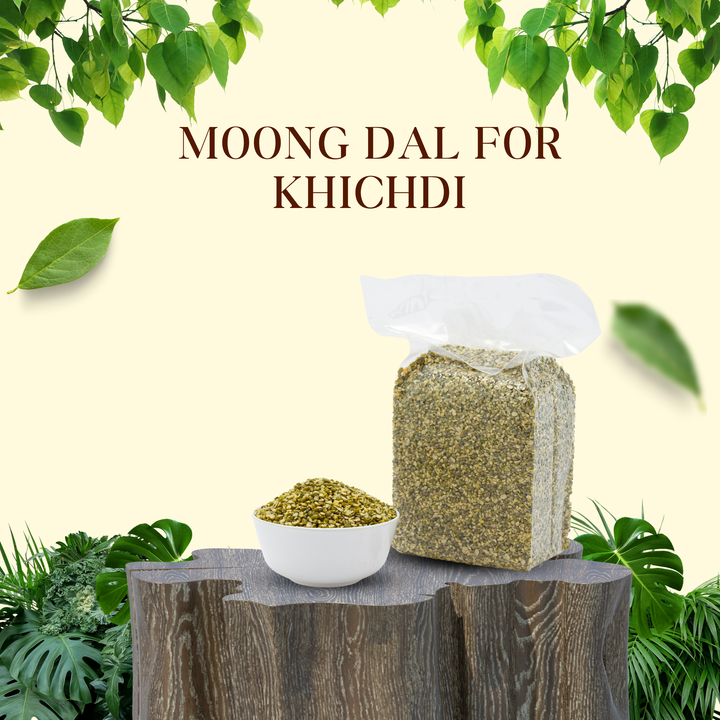 खिचड़ी के लिए मूंग दाल - भागवत प्रसादम द्वारा खिचड़ी के लिए प्रीमियम गुणवत्ता वाली दाल