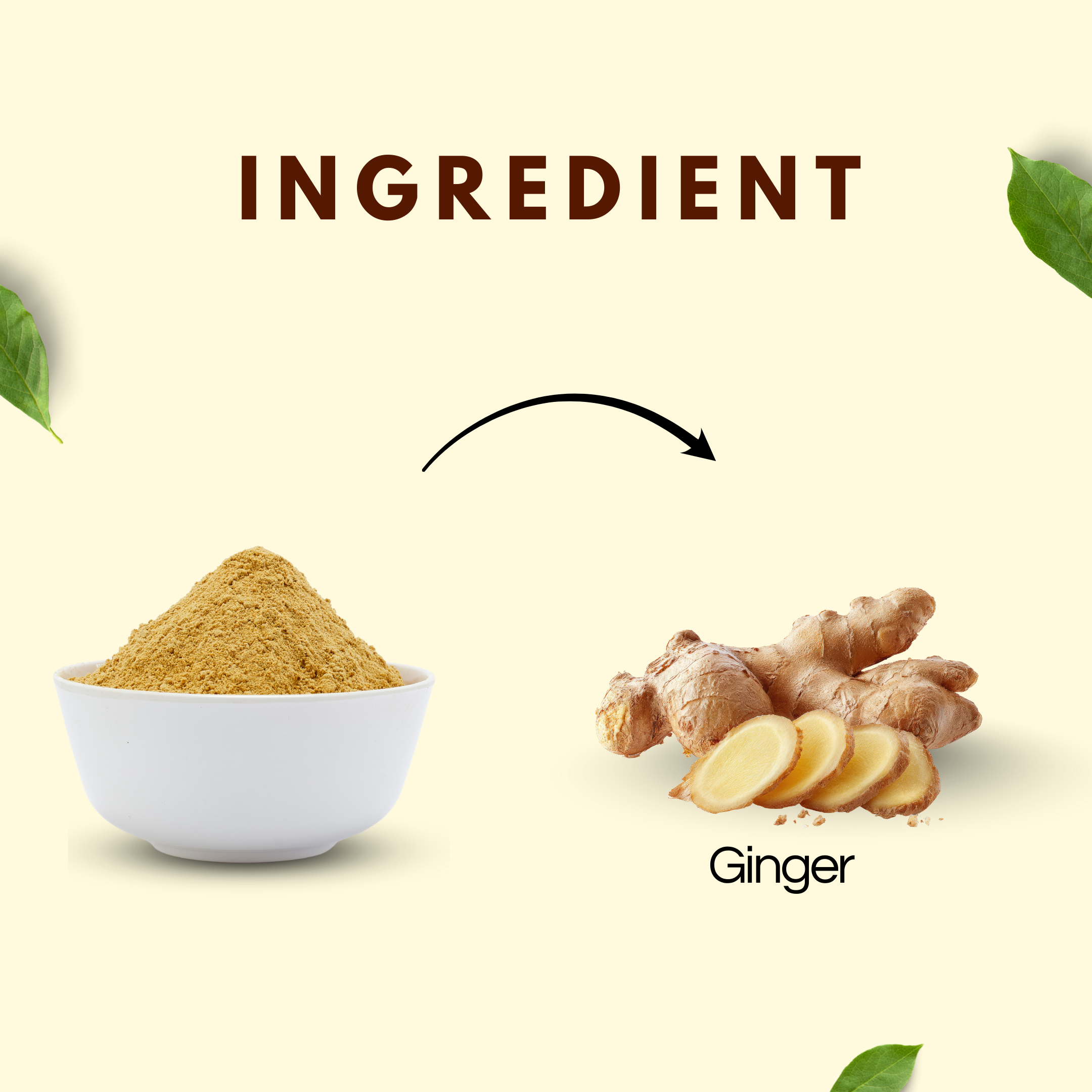 સોન્થ પાવડર - ભગવત પ્રસાદમ દ્વારા સુગંધિત આદુ મસાલા