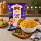 Aaloo Sev | आलू सेव | Crispy Potato Indian Namkeen Snack
