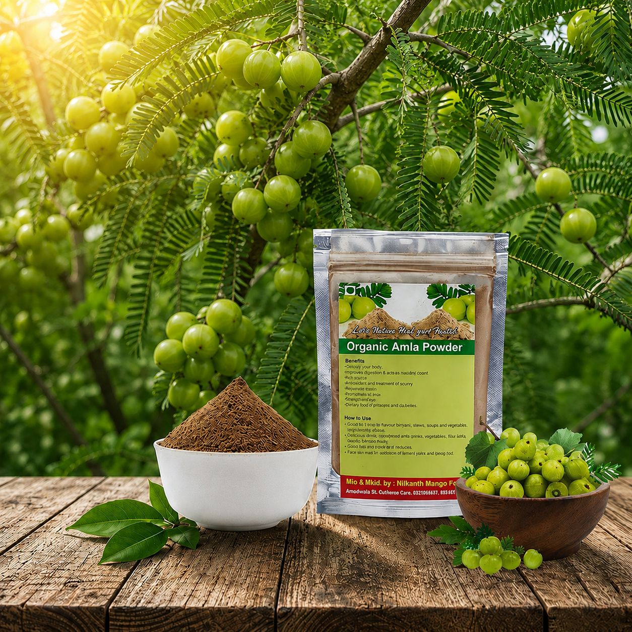 Amla Powder - आंवला पाउडर - Pure & Ayurvedic Indian Gooseberry Powder