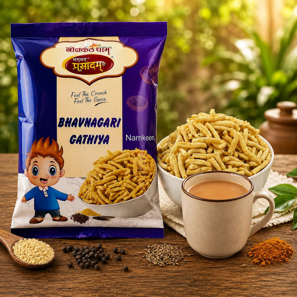 Bhavnagari Gathiya | भावनगरी गाठिया | Crunchy Gujarati Bhavnagari Gathiya