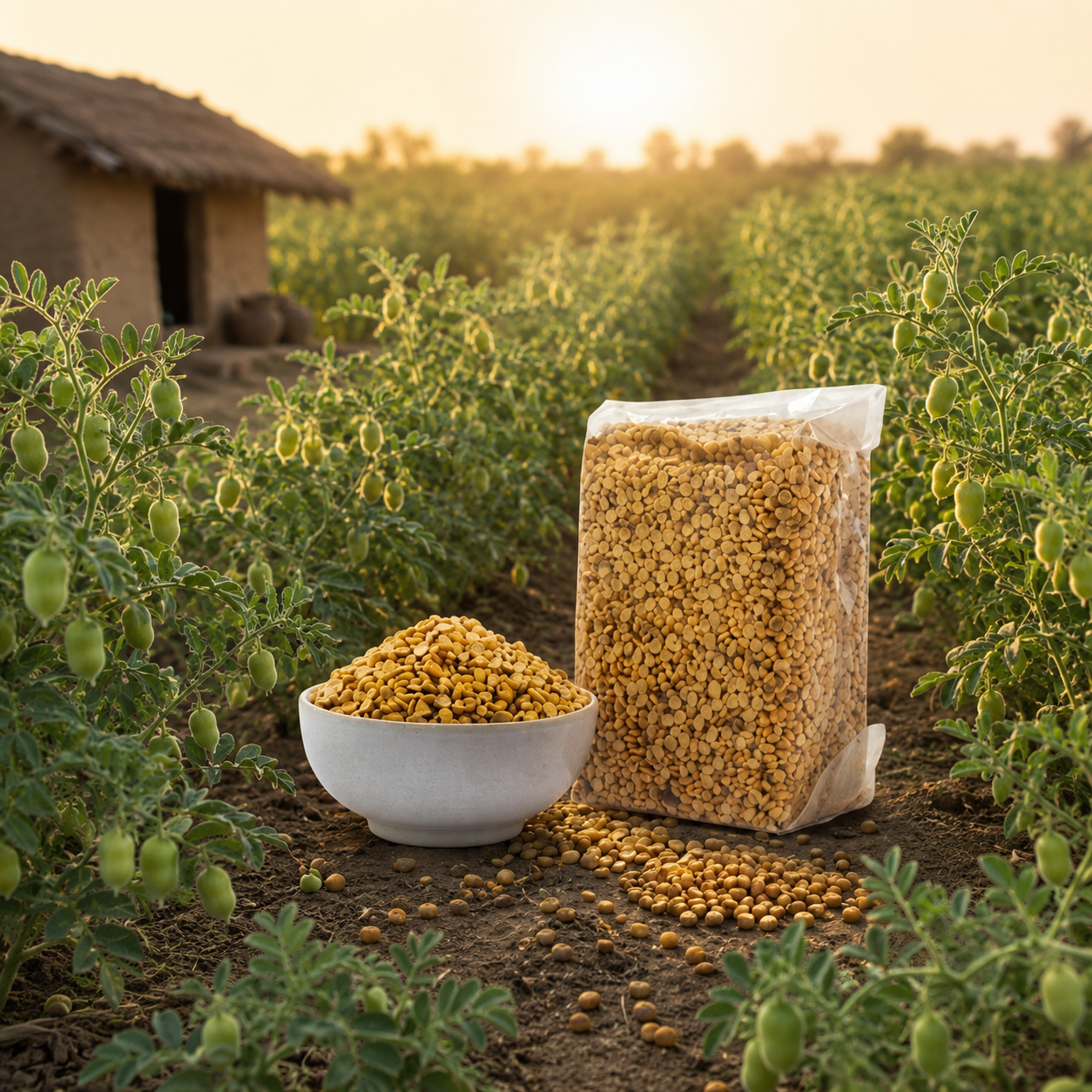 Chana Dal | चना दाल (Bengal Gram) | High-Quality Split Chickpeas