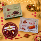 Send Rakhi Online with Dry Fruit Chikki & Kesar Penda | Rakhi Gift Hamper