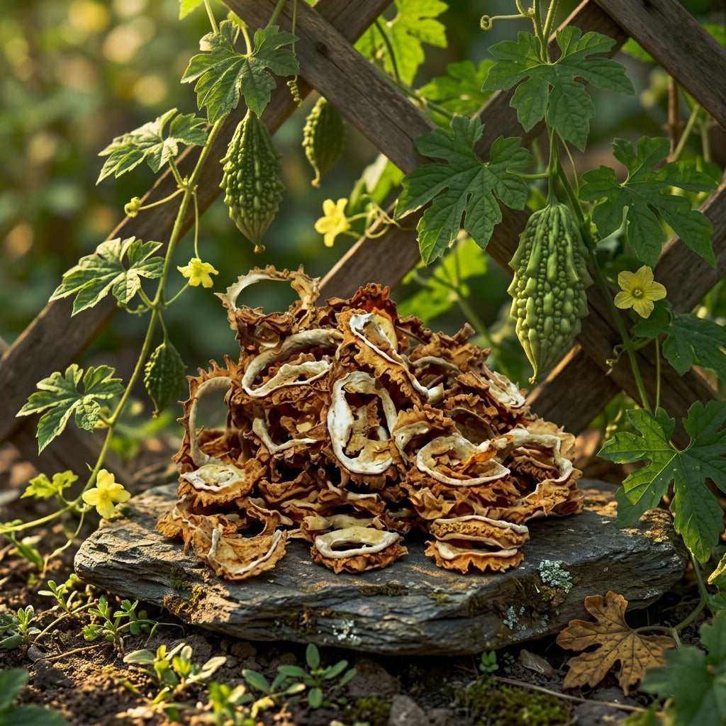 Karela Kashri - Dried Bitter Gourd - front pack image