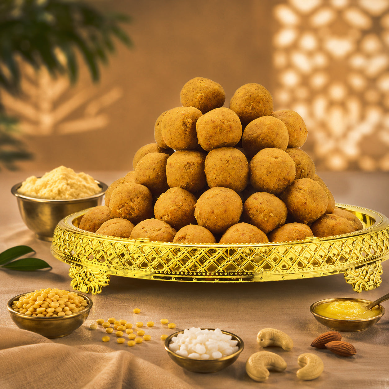 Besan Ladoo | मगज लाडू | Magaj Ladoo | Traditional indian ladoo