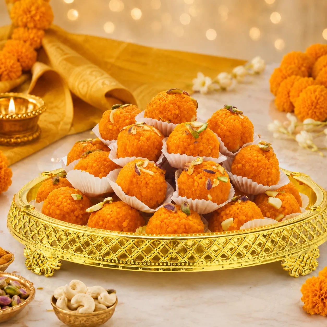 Motichur Laddu | मोतीचूर लड्डू | Traditional Sweet