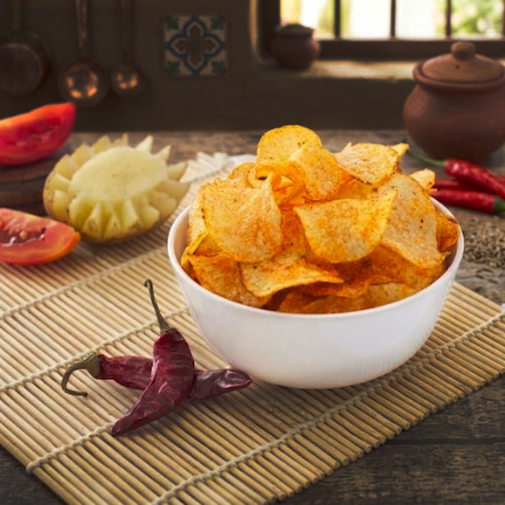 Bateta Wafer Masala | आलू मसाला वेफर | Spicy Potato Namkeen Wafer