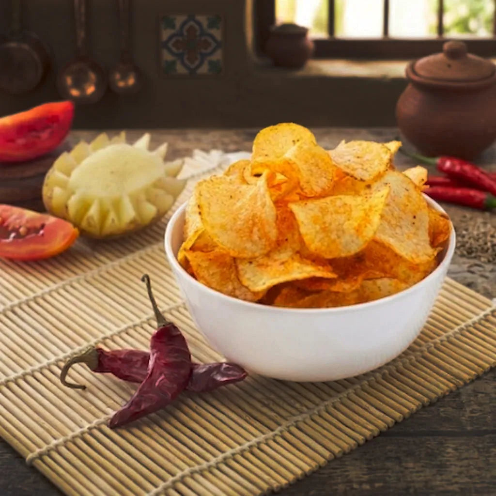 Bateta Wafer Masala | आलू मसाला वेफर | Spicy Potato Namkeen Wafer