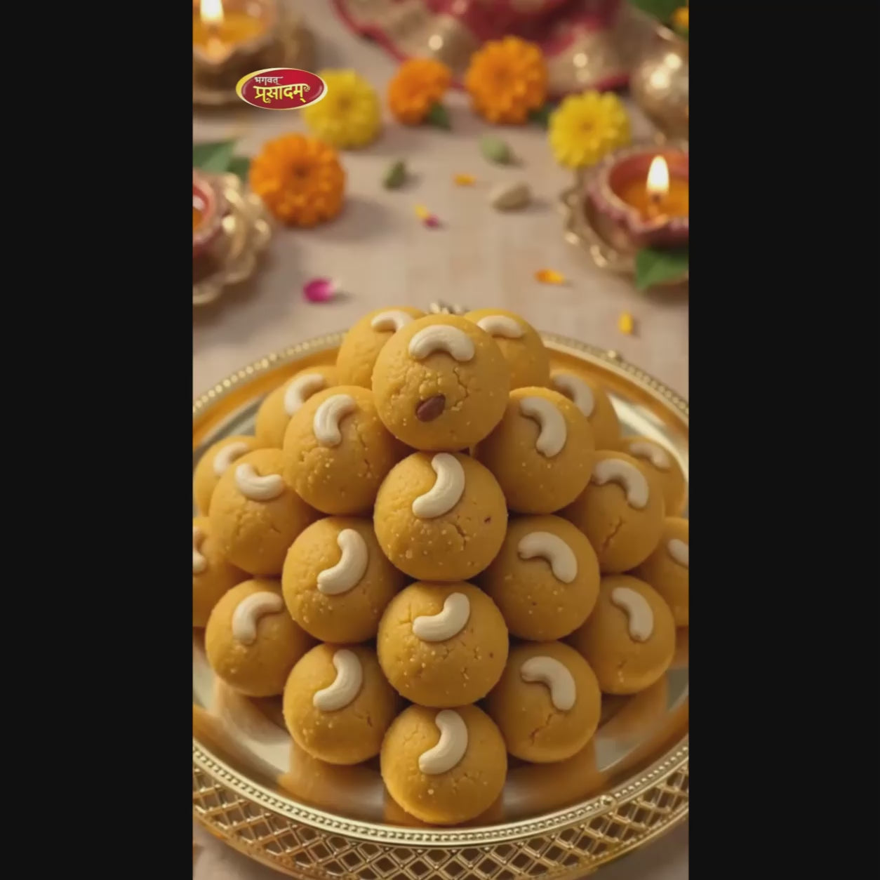 મોતીયા લાડુ - ભગવત પ્રસાદમ દ્વારા કાલાતીત મીઠાશ