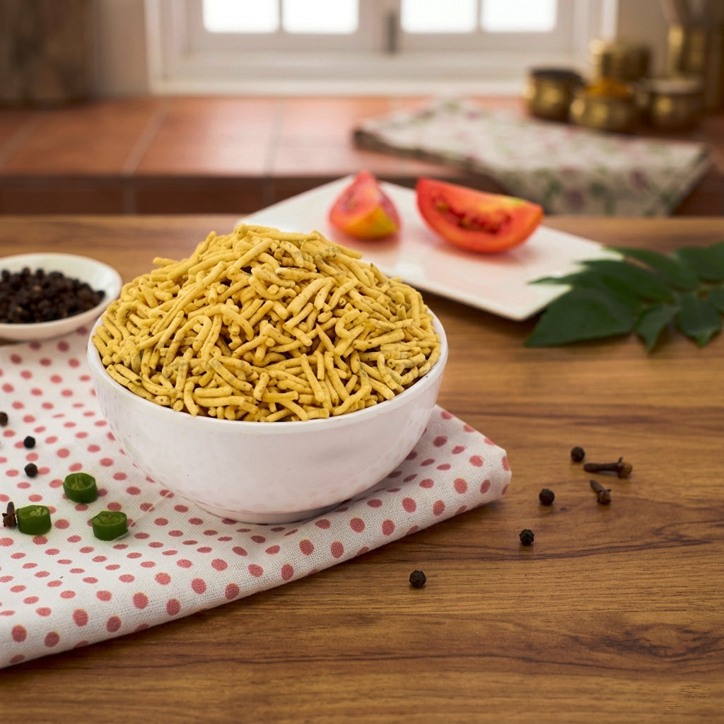 Ratlami Sev - Authentic Indian Spicy Sev - front pack image