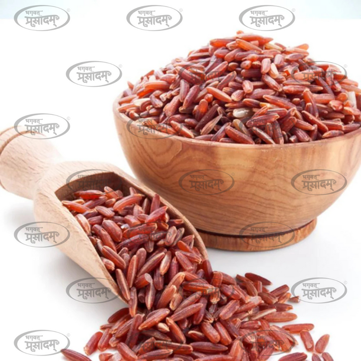 લાલ ચોખા - ભગવત પ્રસાદમ દ્વારા પોષક તત્વોથી સમૃદ્ધ આખા અનાજ