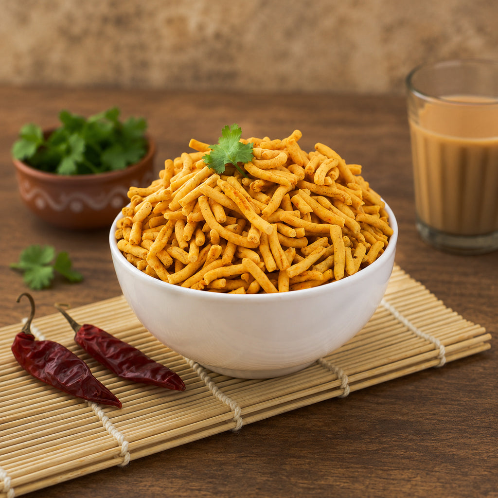 Tikha Gathiya | तिखा गाठिया | Traditional Gujarati Gathiya