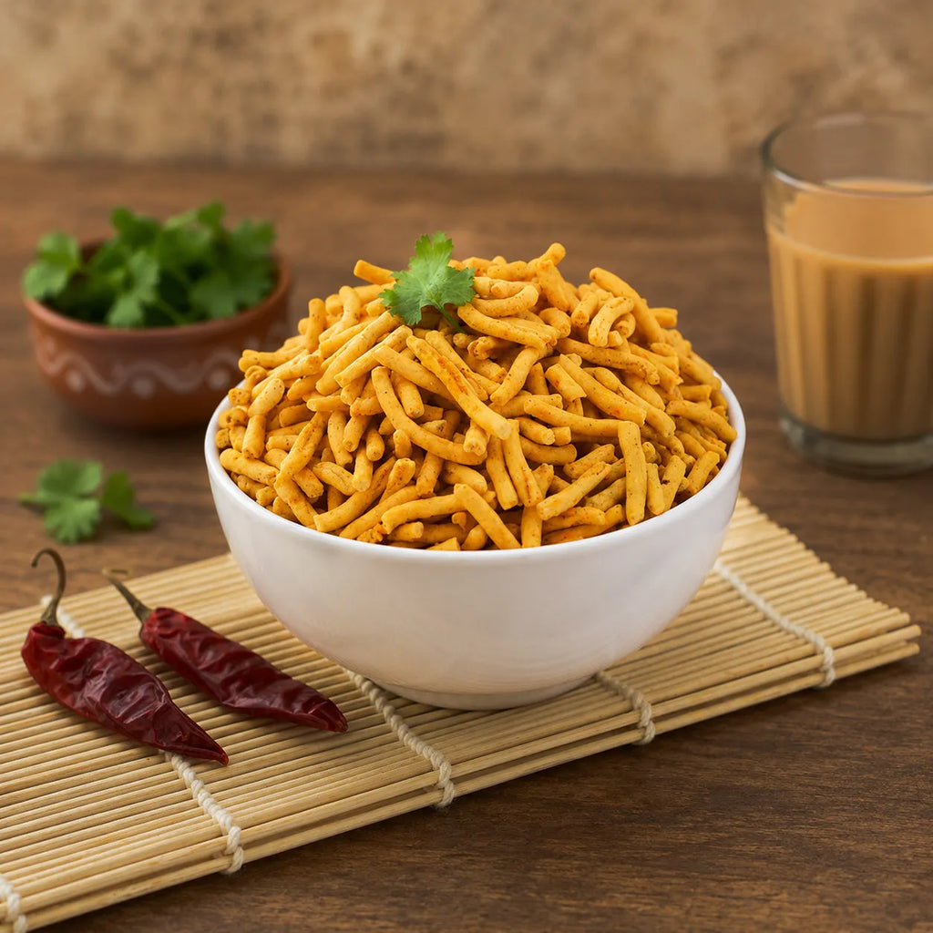 Tikha Gathiya | तिखा गाठिया | Traditional Gujarati Gathiya