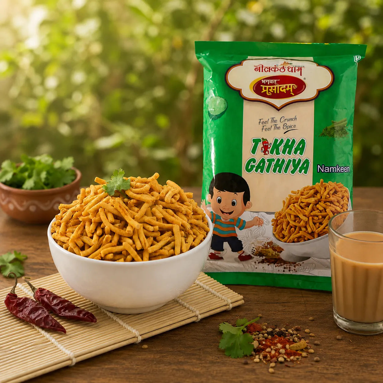 Tikha Gathiya | तिखा गाठिया | Traditional Gujarati Gathiya